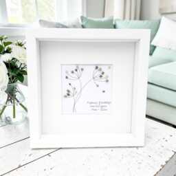 Thank You Gift Idea Dandelion Pebble Picture, A Dream Is Wish Your Heart Makes Art Bespoke & Personalised - thumbnail 1
