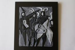"Ceramic Decorative Tile ""Ophelia" - thumbnail 1