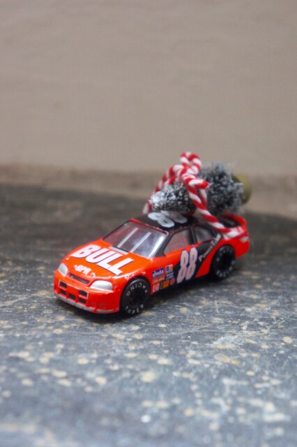 Altered, Super Racing, Bull, 88, Power Team, Car, Vehicle, With Christmas Tree, Collectible, Ornament, Decoration, Gift, Stocking - image 1