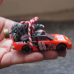 Altered, Super Racing, Bull, 88, Power Team, Car, Vehicle, With Christmas Tree, Collectible, Ornament, Decoration, Gift, Stocking - thumbnail 4