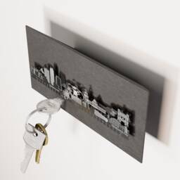 Oklahoma City Skyline Key Rack - Travel Souvenir & Keepsake - thumbnail 3