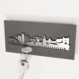 Oklahoma City Skyline Key Rack - Travel Souvenir & Keepsake - thumbnail 2
