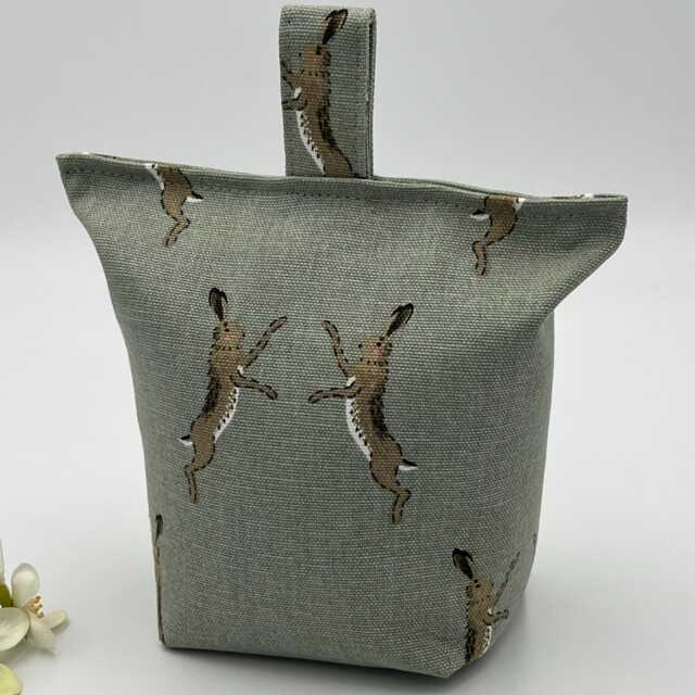 Boxing Hares Door Stop, Sophie Allport Decor, Filled - image 1
