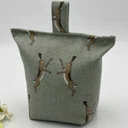 Boxing Hares Door Stop, Sophie Allport Decor, Filled - thumbnail 1
