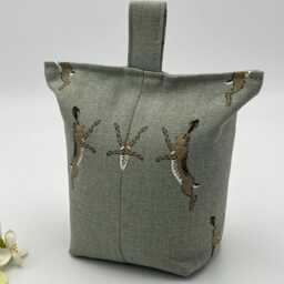 Boxing Hares Door Stop, Sophie Allport Decor, Filled - thumbnail 3