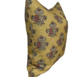 G.p & J Baker Poppy Paisley Ochre Double Sided Cushion Cover Pillow - thumbnail 2