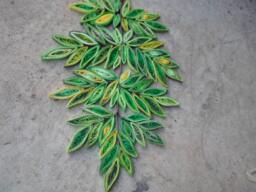 Quilled Paper Leaf Branch Wall Art Green Home Decor - thumbnail 1