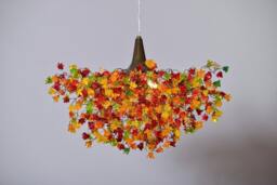 Resin Flower Ceiling Lamp Warm Color Decorative Lighting - thumbnail 1