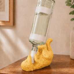 Dog Wine Bottle Holder - Alcohol Stand Bar Decor Novelty Rack Gift For Lovers - thumbnail 4