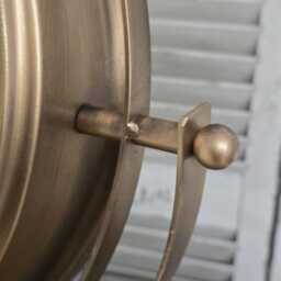 Cog Desk Clock On Stand Clock Roman Numerals Behind Glass Styled Animated Design - thumbnail 4