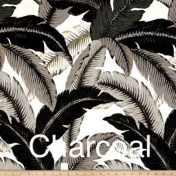 Tropical Palm Leaf Outdoor Cushion Cover, Alfresco Pillow - thumbnail 3