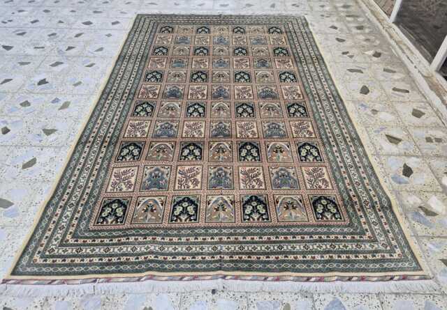 Handwoven Afghan Ayni Wool Rug 7x10 Ft, Boho Home Decor - image 1