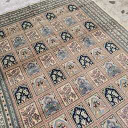 Handwoven Afghan Ayni Wool Rug 7x10 Ft, Boho Home Decor - thumbnail 4