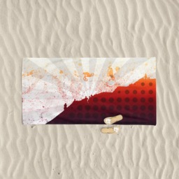 Mountain Bike Beach Towel Mtb Original Art, Gift