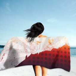 Mountain Bike Beach Towel Mtb Original Art, Gift - thumbnail 2