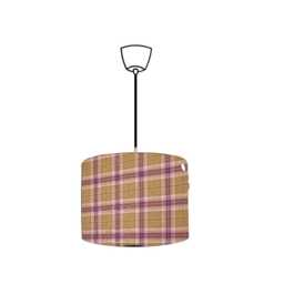 Balmoral Cassis Tweed Lampshade, Handmade Fabric Lamp Shade, Drum Oval Empire Or Candle Clip, Ceiling Pendant Table - thumbnail 2