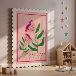 Love You More Print, Girls Nursery Wall Art, Are Loved Toddler Bedroom, Bedroom Decor, So - thumbnail 3