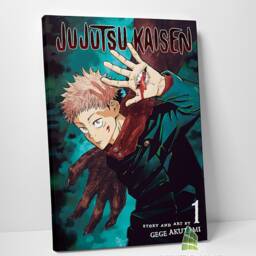 Anime Jujutsu Kaisen Canvas Art Wall Manga Colourful Print Picture Home Decor - thumbnail 3