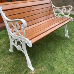 Cast Iron Garden Bench - thumbnail 2