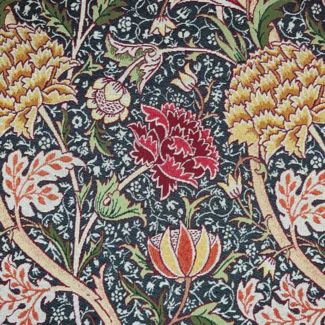 Custom Made William Morris The Cray Autumn Blackout/Lining Curtains 3 - image 1