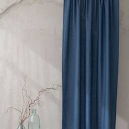 Rod Pocket Linen Curtain, Medium Weight Curtain in Various Colors, Natural Panel, Handmade Custom Length Curtain - thumbnail 4