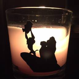 Lion King Candle. Birthday. Wedding. Fathers Day. Friendship. Mothers New Dad - thumbnail 2