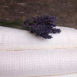 Linen Bath Towels Set Of 3, Eco Towel, White Gift - thumbnail 2
