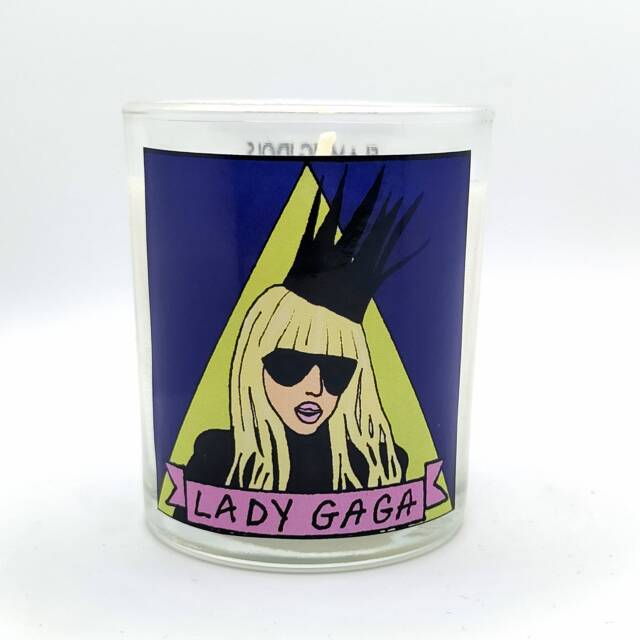 Lady Gaga Glass Votive Candle // Lgbtq Altar - image 1