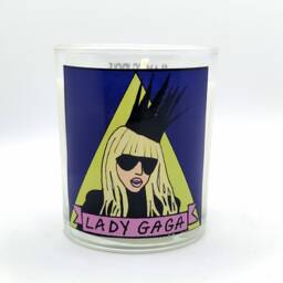 Lady Gaga Glass Votive Candle // Lgbtq Altar - thumbnail 1