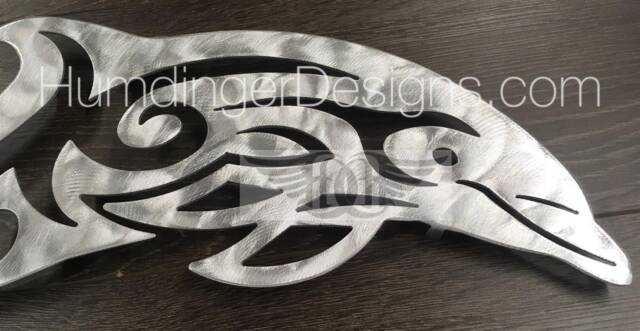 Dolphin Metal Wall Art Decor - image 1