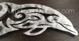 Dolphin Metal Wall Art Decor - thumbnail 1