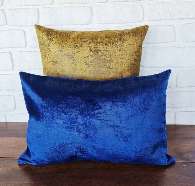 Rustic Terracotta Velvet Pillow Cover - Bohemian Cushion - image 1