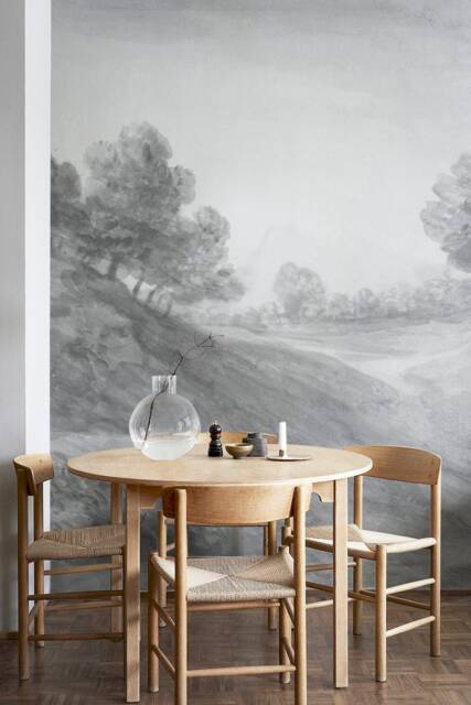 Countryside Wall Mural, Self Adhesive, Peel & Stick, Removable Wallpaper, Classic, Repositionable, Decor, Decal #149 - image 1