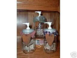 Mason Jar Soap/Lotion Dispenser~Urban Farmhouse Design Dispenser, Prim Country Vintage Soap Lotion Dispenser - thumbnail 1