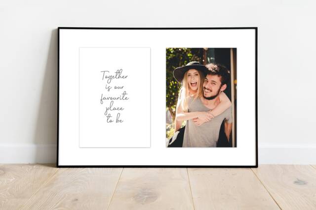 Personalised Valentines Gift For Him, Boyfriend/Husband Day Gift, A4 Print Digital Download Or Framed Romantic Present - image 1