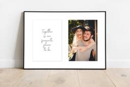 Personalised Valentines Gift For Him, Boyfriend/Husband Day Gift, A4 Print Digital Download Or Framed Romantic Present - thumbnail 1