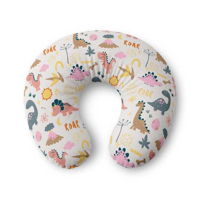 Cute Dinosaurs Nursing Pillow Cover - image 1