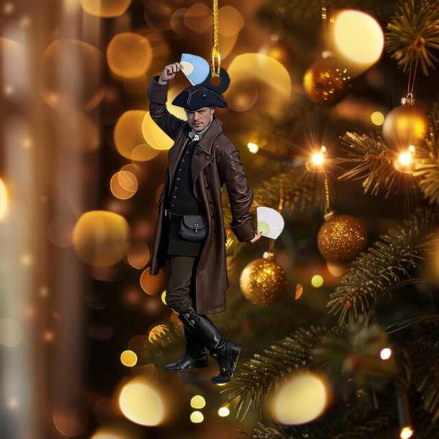 KKNSYW Lot 6 Ornements Noël 3D Acrylique Outlander - Décorations Sapin Série TV (6pcs)