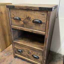 Wallington Reclaimed Wood Rustic Bathroom Vanity Unit - thumbnail 4