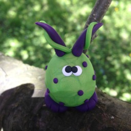 Shooosh Little Gloop Polymer Clay Monster - thumbnail 3