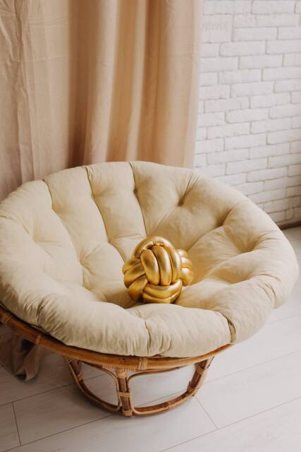 Gold Knot Pillow Decorative Cushion - image 1