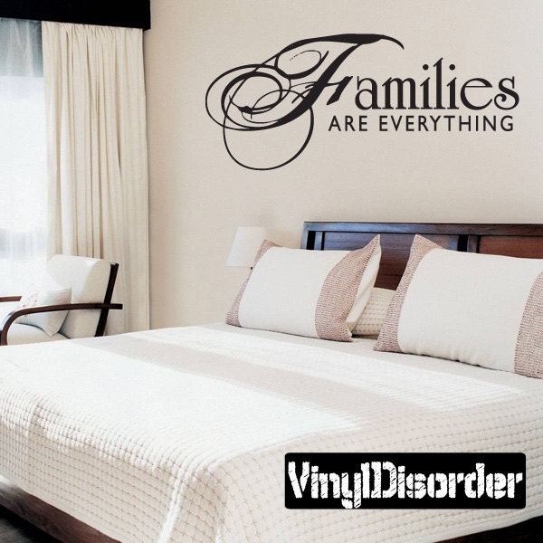 Families Are Everything - Vinyl Wall Decal Quotes Sticker Fa014Familiesareiet - image 1