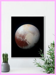 Space - Pluto Astronomy Planet Printable Print -Decor Photo Wall Art Digital Download - thumbnail 1