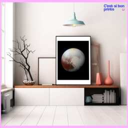 Space - Pluto Astronomy Planet Printable Print -Decor Photo Wall Art Digital Download - thumbnail 2
