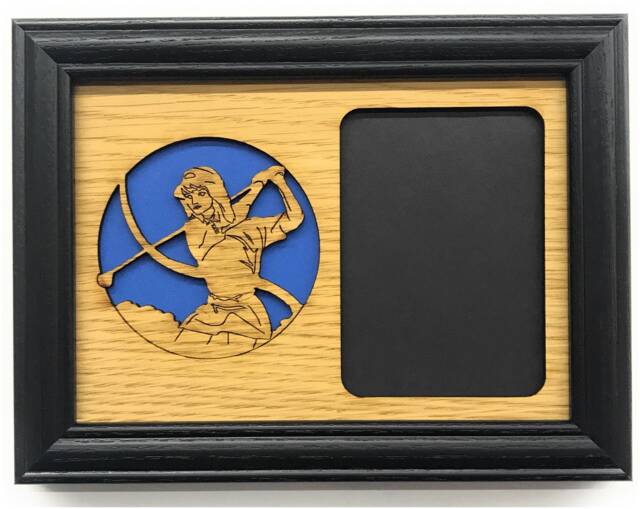Golf Picture Frame - 5x7 Holds 3x4 Photo Girls Frame, Boys Gift, League, Awards, Golfer - image 1