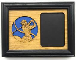 Golf Picture Frame - 5x7 Holds 3x4 Photo Girls Frame, Boys Gift, League, Awards, Golfer - thumbnail 1