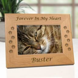 Cat Memorial Frame, Pet Loss Gifts, Picture Frames, Remembrance - thumbnail 2