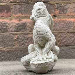 stone Dragon Figurine Outdoor Baby Decoration Concrete Animal Sculpture Cement Wildlife Ornament Garden & Home Decor Yard Art Gift - thumbnail 3