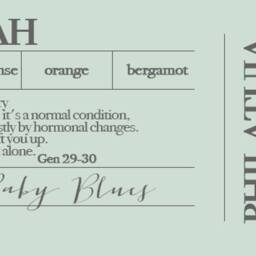 Leah Baby Blues Natural Essential Oil Soy Wax Candle - thumbnail 4