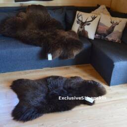 Genuine Sheepskin Rug 100% Natural Color Soft Long Wool Soft Warm Wool Natural Area Rugs Carpet Cheap Rug Shag Throw - thumbnail 2